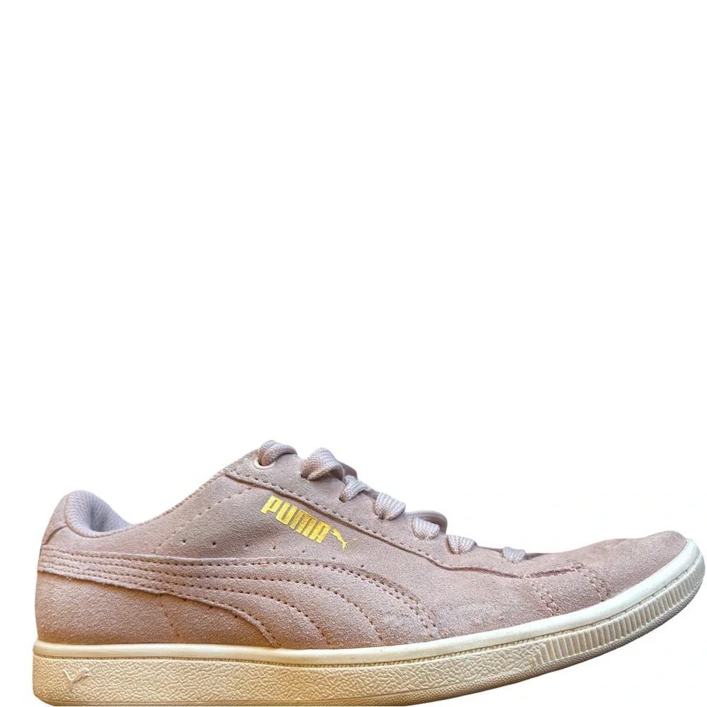 Puma Vikky AOS Women's Soft Pink Suede Sneakers Size 7